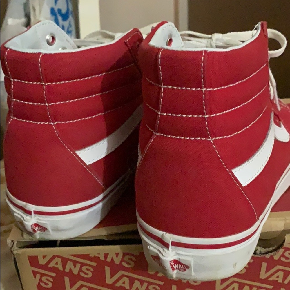 Red Vans - Picture 4 of 6